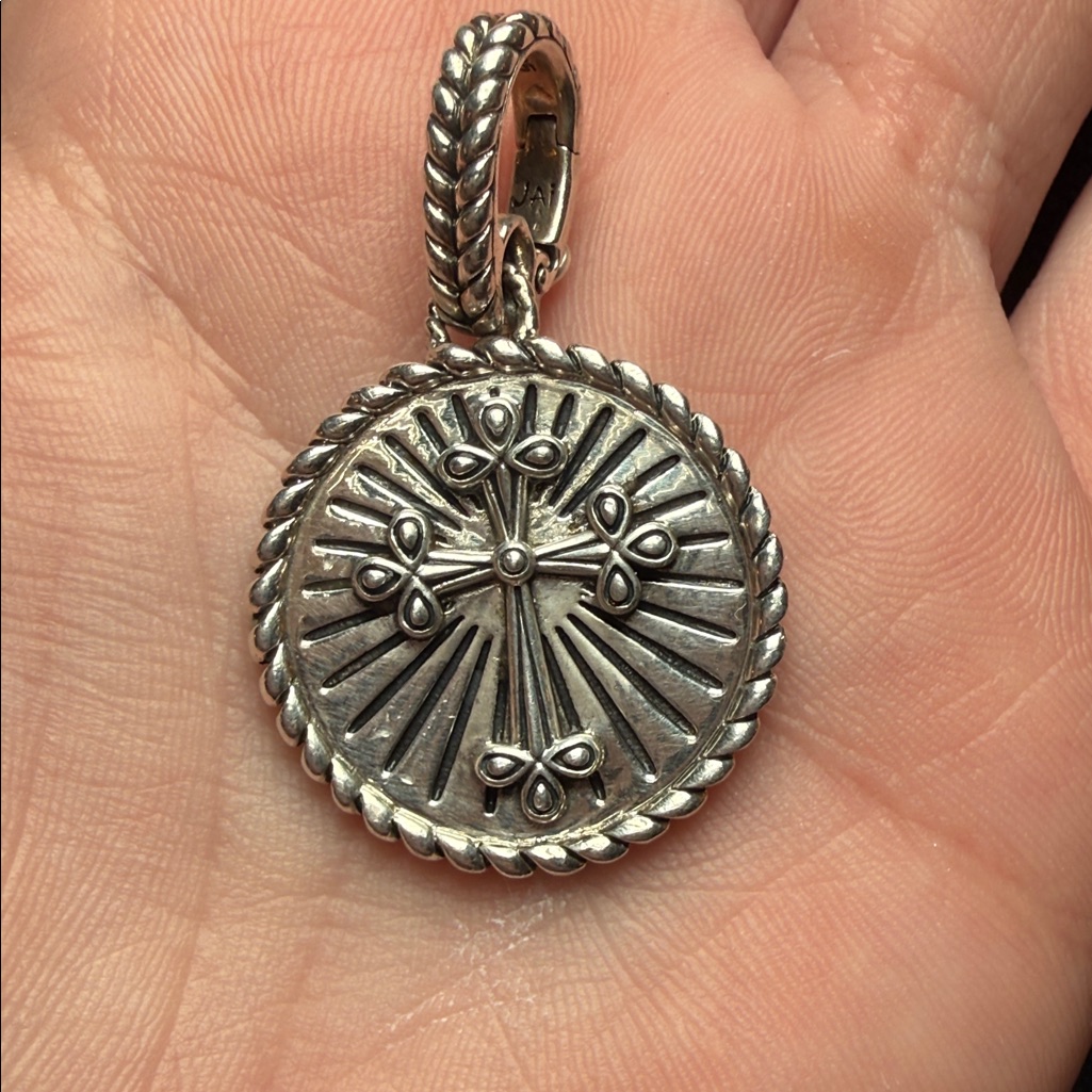 Jai Sterling Grateful Faithful Thankful Pendant Bead Enhancer